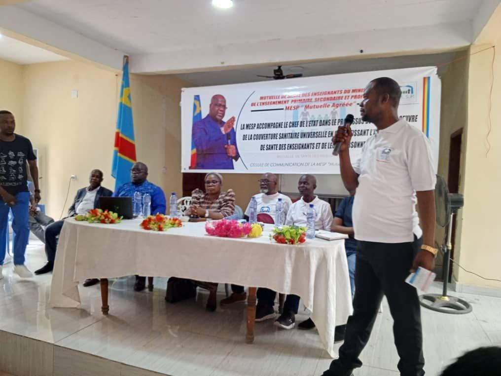Province du Kwilu: Plus de 500 enseignants de la ville de Kikwit sensibilisés par la Mutuelle