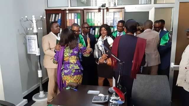 Photo 2 — Installation de la Secrétaire Exécutif Provincial de la MESP/Kinshasa