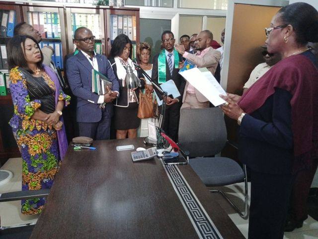 Photo 4 — Installation de la Secrétaire Exécutif Provincial de la MESP/Kinshasa